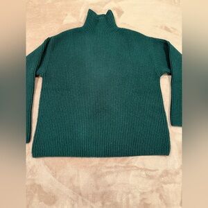 Green Ribbed Sweater